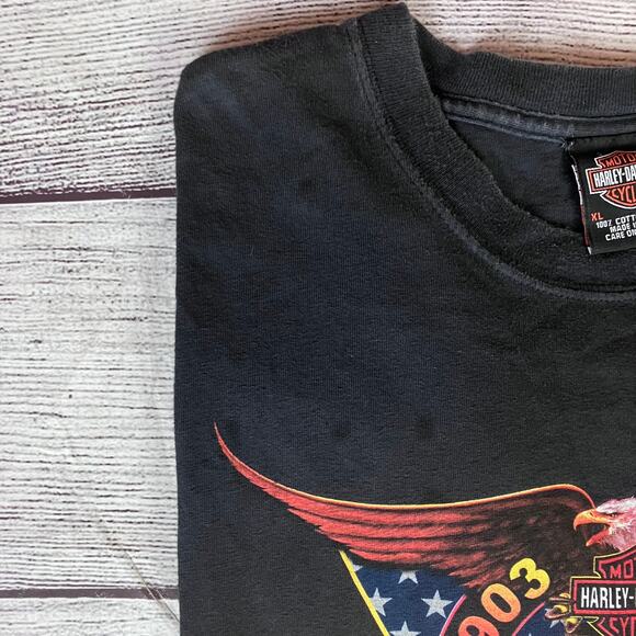 2003 Harley Davidson Motorcycles 100 Year Anniversary T-shirt - Picture 6 of 8